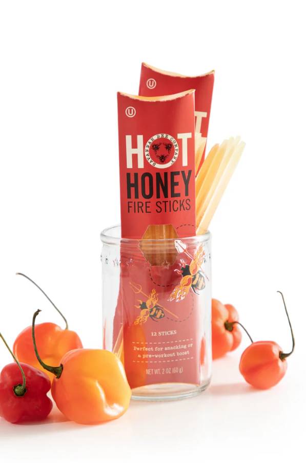 Savannah Bee Hot Honey Straws - Gabrielle's Biloxi