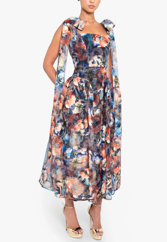 Black Halo Leila Cocktail Dress - Solar Sparkle - Gabrielle's Biloxi