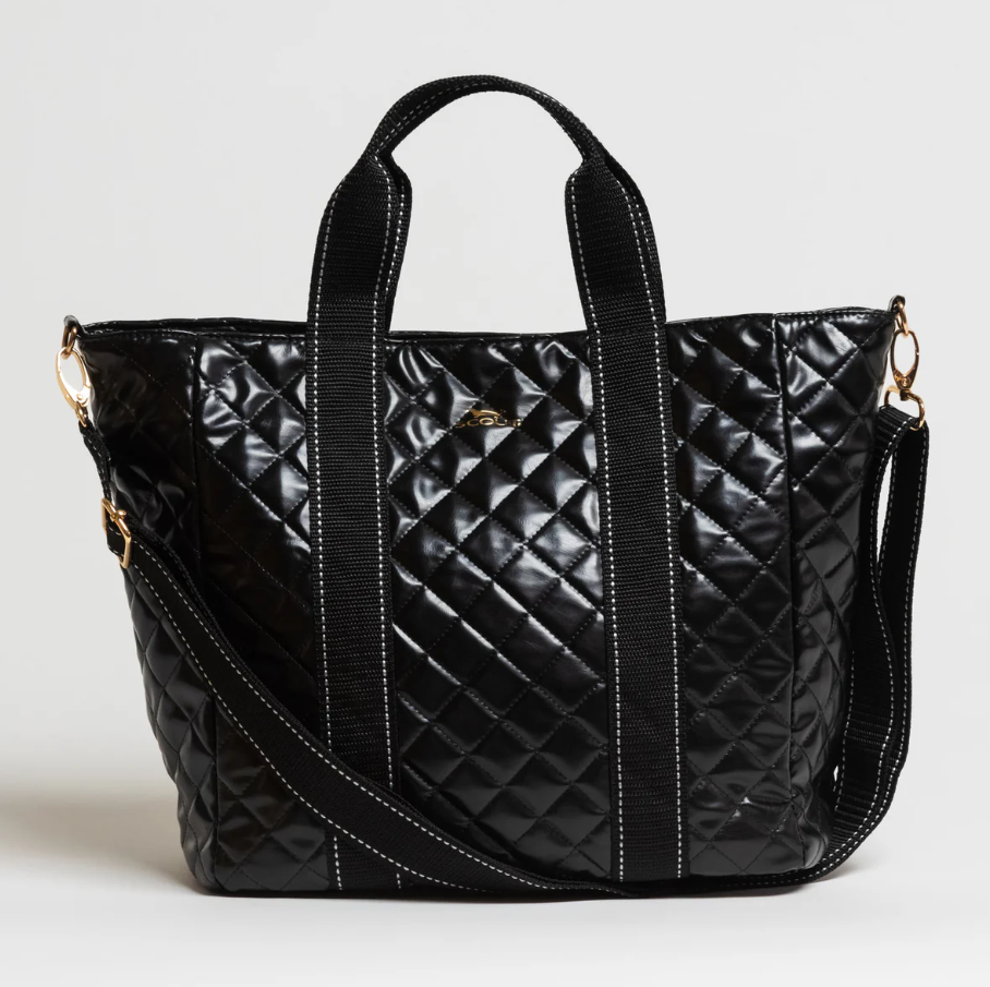 Scout On the Clock- Black Quilted - Gabrielle's Biloxi