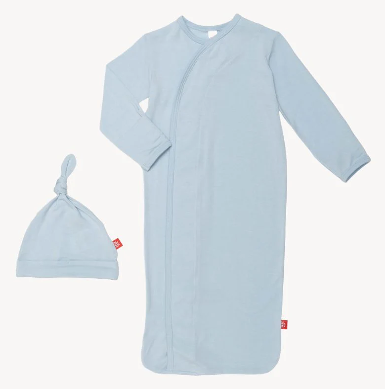 Magnetic Me Baby Blue Gown & Hat Set - Gabrielle's Biloxi