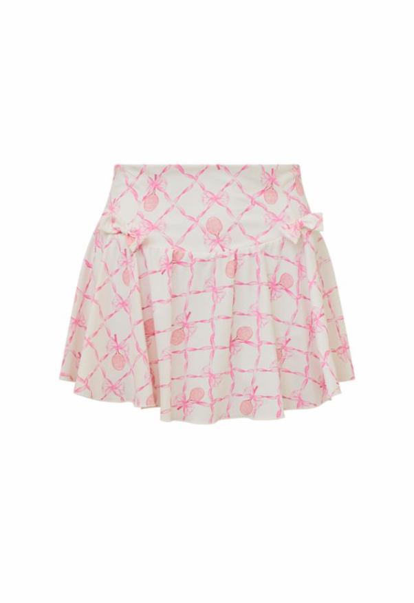 Love Shack Fancy Corene Skort - Sweetheart Pink - Gabrielle's Biloxi