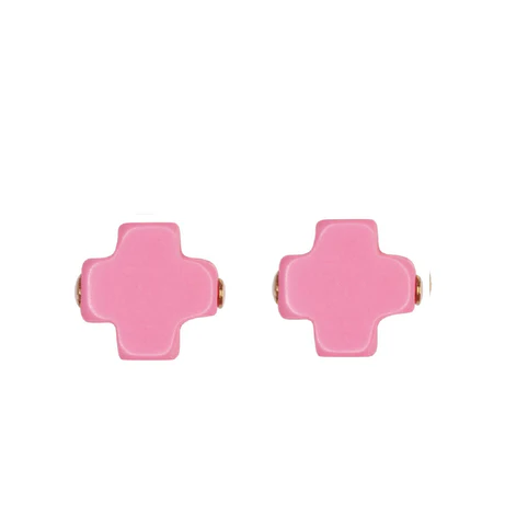 Enewton Signature Cross Stud - Bright Pink - Gabrielle's Biloxi