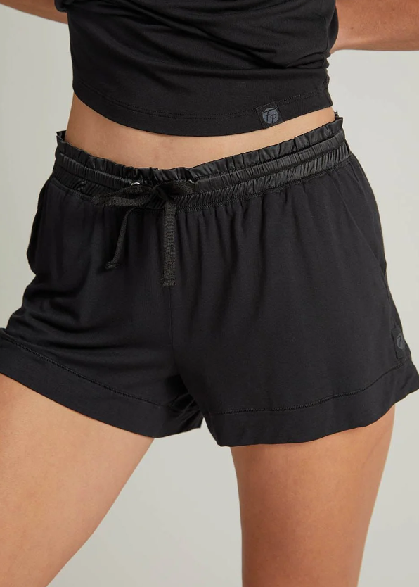 Faceplant Dreams Pajama Shorts - Black - Gabrielle's Biloxi