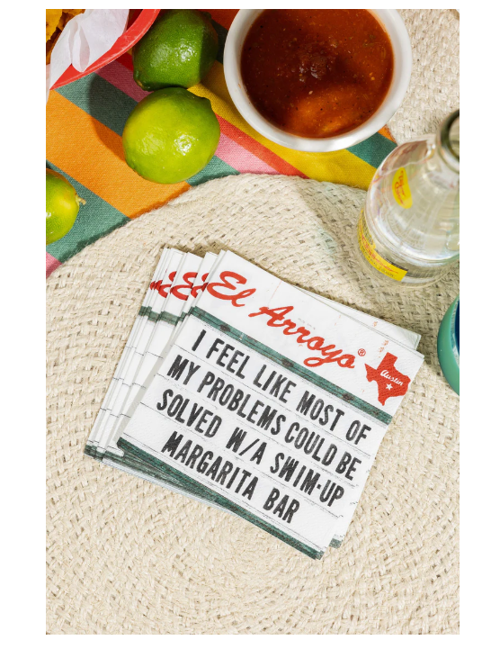 El Arroyo Cocktail Napkins - My Problems - Gabrielle's Biloxi