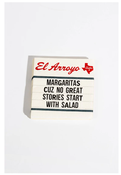 El Arroyo Cocktail Napkins - Salad Stories - Gabrielle's Biloxi