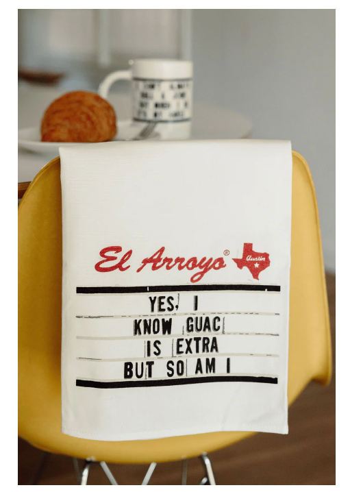 El Arroyo Tea Towel - Guac Is Extra - Gabrielle's Biloxi