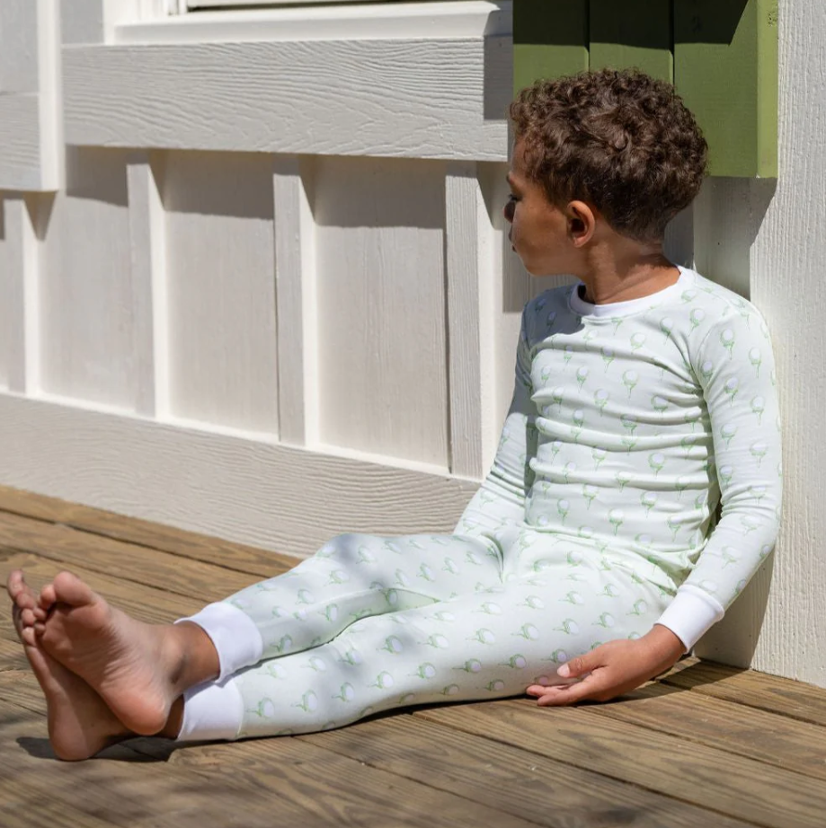Jekyll 2 Piece Pima Pajamas - Golf - Gabrielle's Biloxi