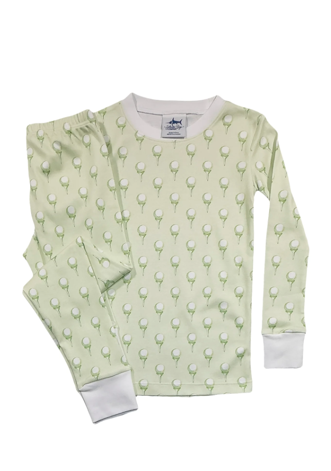 Jekyll 2 Piece Pima Pajamas - Golf - Gabrielle's Biloxi