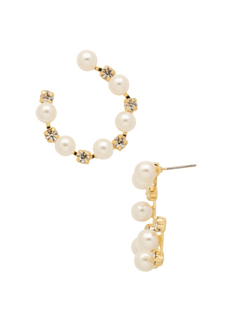Sorrelli Hoop Earring - Modern Pearl - Gabrielle's Biloxi