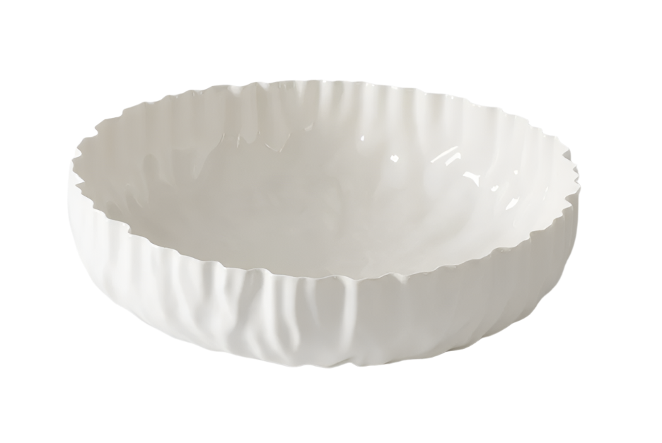 Pampa Bay Extra Large Shallow Bowl - White - Gabrielle's Biloxi