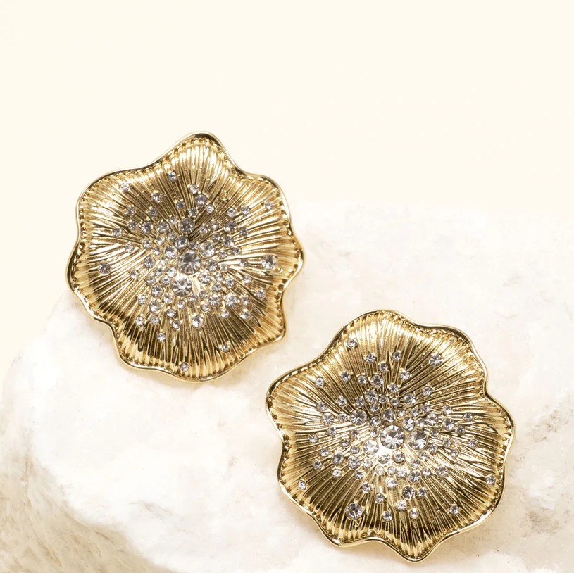 Mignonne Gavigan Christopher Studs - Gold - Gabrielle's Biloxi