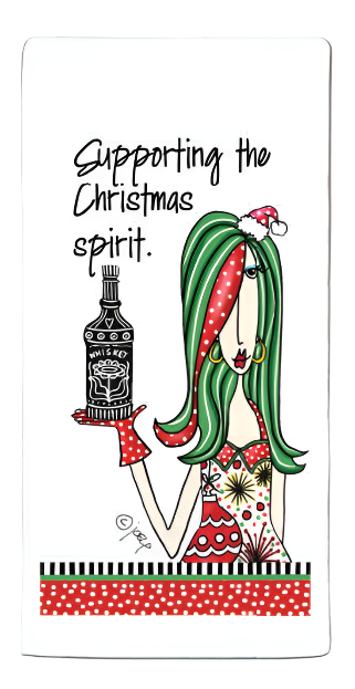 Supporting the Christmas Spirit Towel - Gabrielle's Biloxi