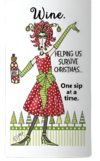 Wine. Helping Us Towel - Gabrielle's Biloxi