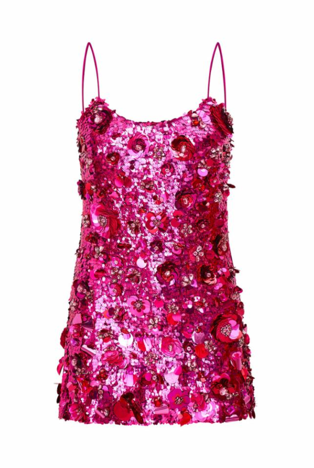 Love Shack Fancy Rutherford Dress - Rouge Poppy - Gabrielle's Biloxi