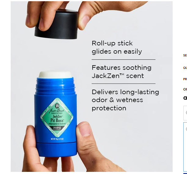 Jack Black JackZen Pit Boss Antiperspirant & Deodorant - Gabrielle's Biloxi
