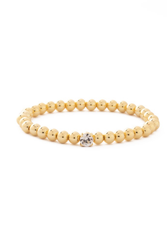 Sorrelli Mini Single Crystal Stretch Bracelet - Crystal - Gabrielle's Biloxi