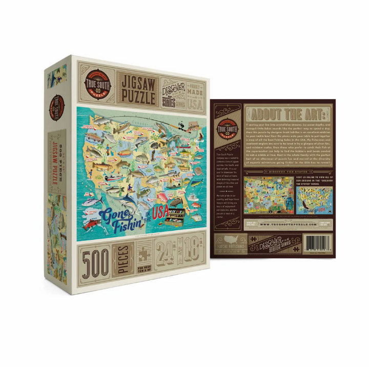 Gone Fishin' in the USA Puzzle - Gabrielle's Biloxi