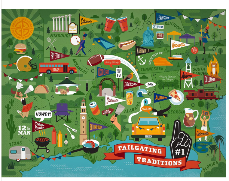 SEC Tailgating Puzzle - Gabrielle's Biloxi