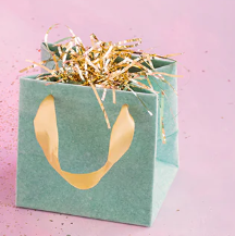 Patisserie Flocked Bag - 6" x 6" x 5" - Gabrielle's Biloxi