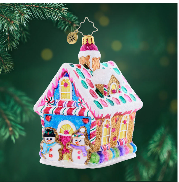 Christopher Radko Candy Coated Cottage - Gabrielle's Biloxi
