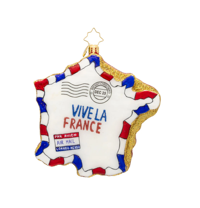 Christopher Radko Vive La France - Gabrielle's Biloxi