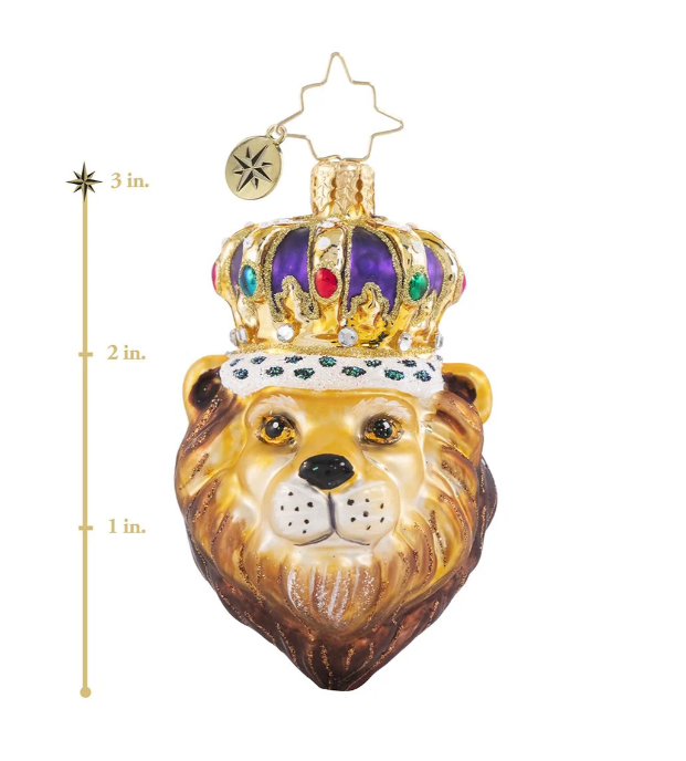 Christopher Radko Roaring Royalty Gem - Gabrielle's Biloxi
