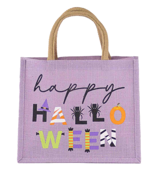 Happy Halloween Gift Tote - Light Purple/Multi - Gabrielle's Biloxi