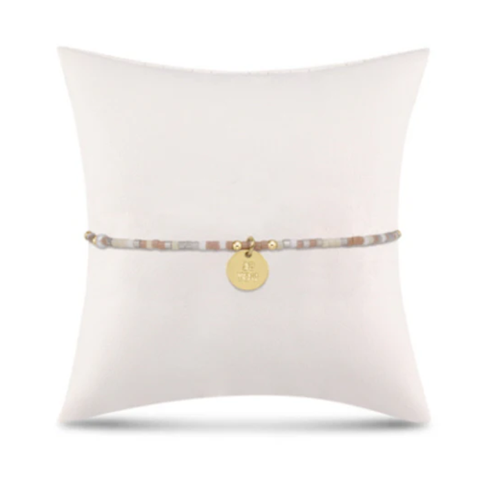 egirl Hope Unwritten Bracelet - Say It Ain't Snow - be you. Small Gold Disc - Gabrielle's Biloxi