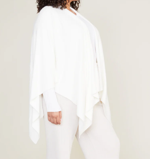 Barefoot Dream CozyChic Lite Heatherd Weekend Wrap - Pearl - Gabrielle's Biloxi