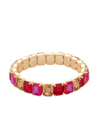 Sorrelli 7 inch Octavia Stretch Bracelet - Red Carpet - Gabrielle's Biloxi