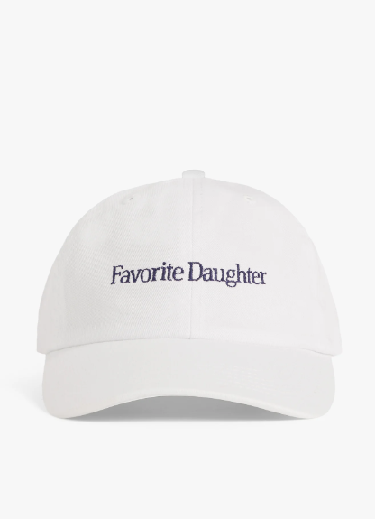 Favorite Daughter Classic Logo Baseball Hat - White - Gabrielle's Biloxi