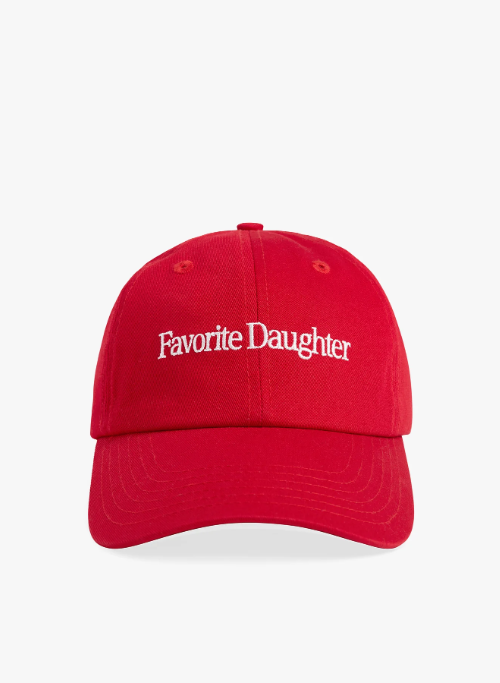 Favorite Daughter Classic Logo Baseball Hat - Red/White - Gabrielle's Biloxi