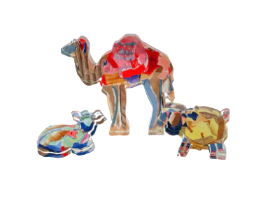 Lauren Dunn Acrylic Nativity Set Animal - Gabrielle's Biloxi