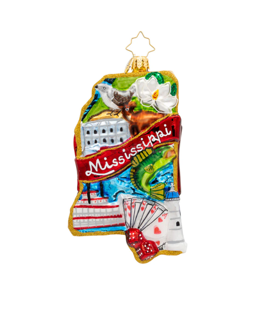 Christopher Radko Magnolia Magic Gabrielle's Biloxi