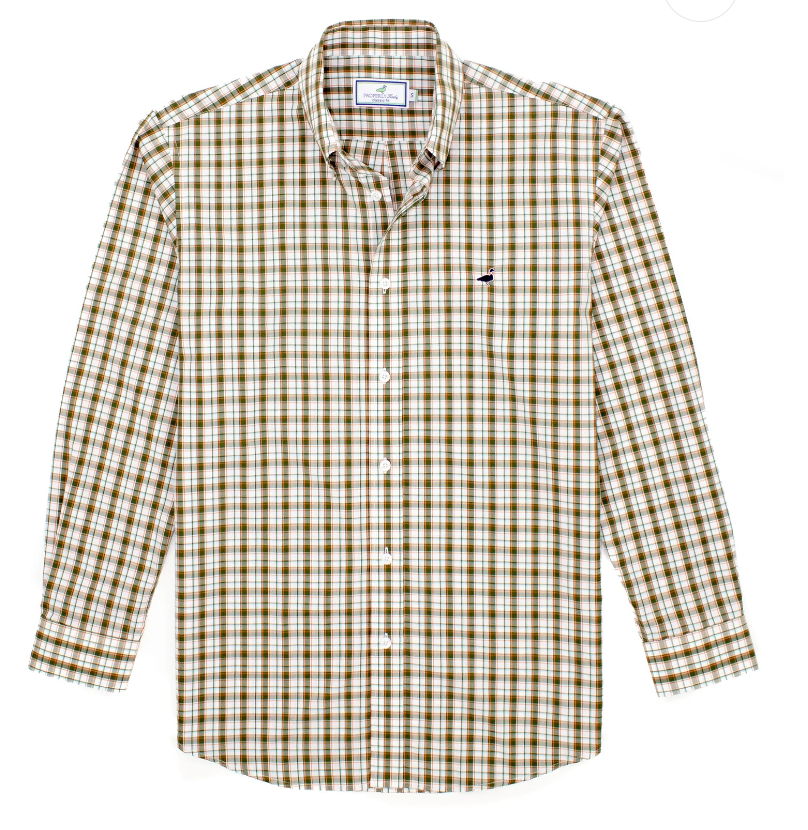 Properly Tied Seasonal Sportshirt - Olive Grove - Gabrielle's Biloxi