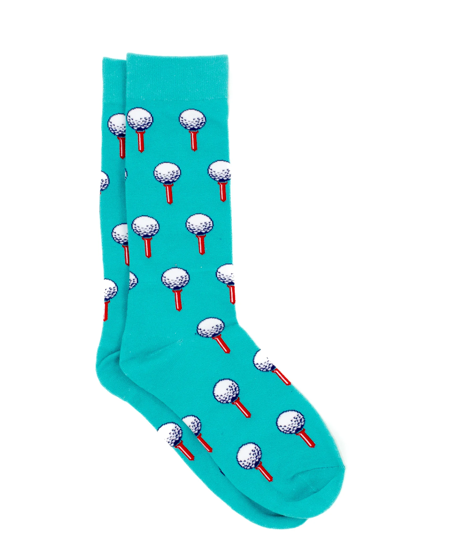 Properly Tied Lucky Duck Sock - Tee Time - Gabrielle's Biloxi