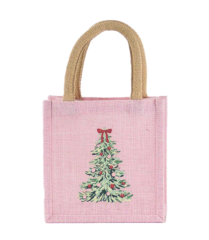 Noelle Tree Petite Gift Tote - Light Pink/Multi - Gabrielle's Biloxi