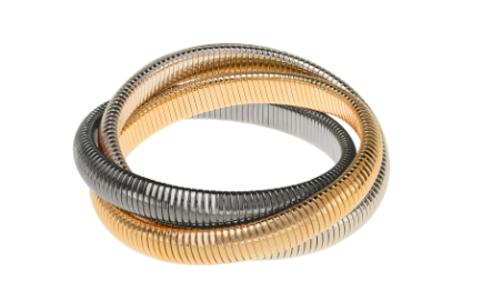 Janis Savitt Tri-Color Cobra Bracelet - Gabrielle's Biloxi