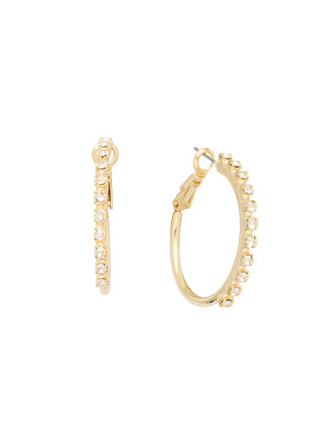 Sorrelli Tyra Hoop Earrings - Crystal - Gabrielle's Biloxi
