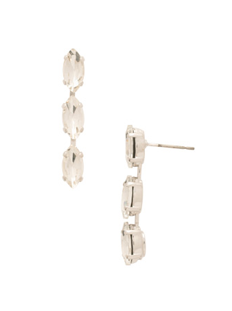 Sorrelli Trielle Dangle Earrings - Palladium Crystal - Gabrielle's Biloxi