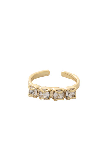 Sorrelli Jane Band Ring - Bright Gold Crystal - Gabrielle's Biloxi