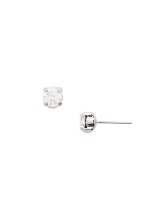 Sorrelli Jayda Stud Earrings - Palladium Crystal - Gabrielle's Biloxi