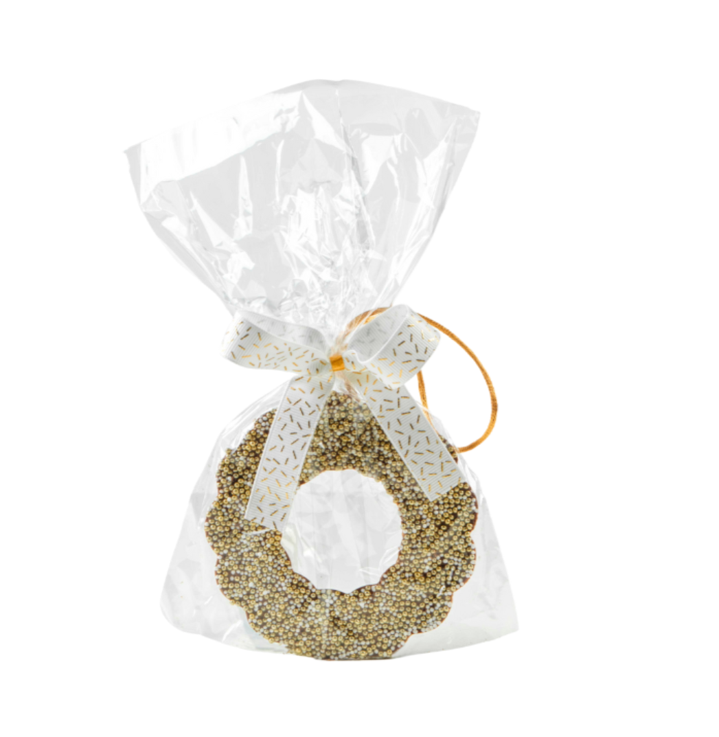 Gold Wreath Ornament - Gabrielle's Biloxi