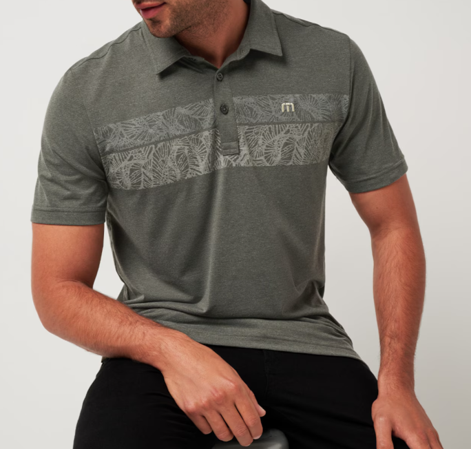 Travis Mathew Forest Canyon Polo - Dark Olive - Gabrielle's Biloxi
