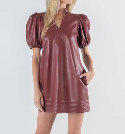 Emily McCarthy Hampton Mini Dress - Fired Brick - Size XXS - Gabrielle's Biloxi