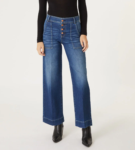Level 99 Camille Exposed Button Fly - Puddle Jumper - Gabrielle's Biloxi