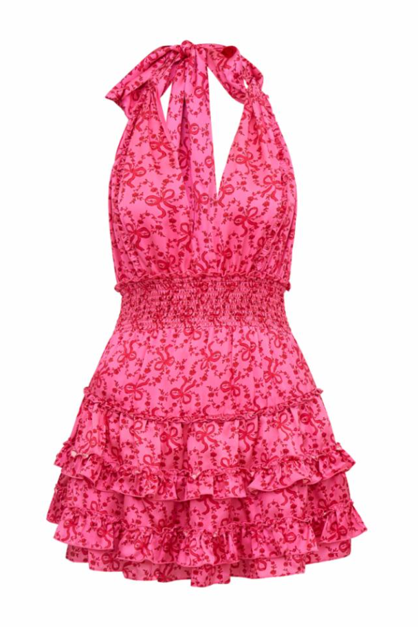 Love Shack Fancy Quintelle Dress - Raspberry Burst - Gabrielle's Biloxi