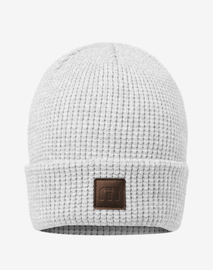 Travis Mathew Cloud Waffle Beanie - Heather Grey - Gabrielle's Biloxi