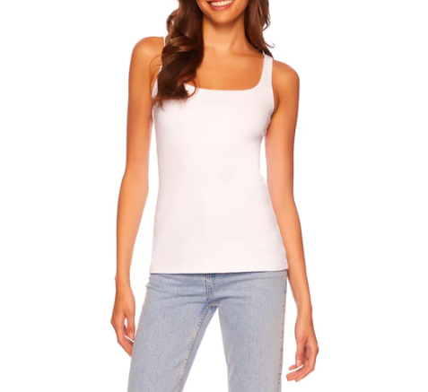 Susana Monaco Essential Everyday Tank Top - Sugar - Gabrielle's Biloxi