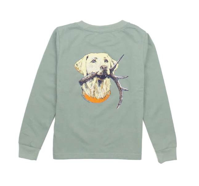 Kids Properly Tied Antler Lab LS - Sage - Gabrielle's Biloxi
